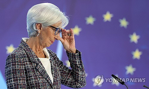 ECB 총재. 연합뉴스